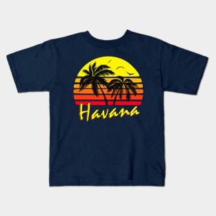 Havana Tropical Sunset Kids T-Shirt